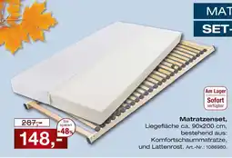 Möbel Inhofer Matratzenset Angebot