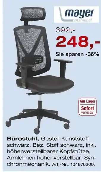 Möbel Inhofer Mayer bürostuhl Angebot