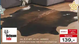 Möbel Inhofer Heitmann felle teppich Angebot