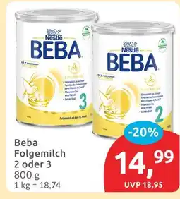 Budni Nestlé beba folgemilch 2 Angebot