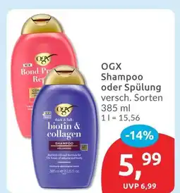 Budni Ogx bonding plex shampoo Angebot