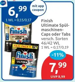 Budni Finish ultimate spülmaschinen-caps Angebot