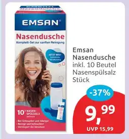 Budni Emsan nasendusche inkl. 10 beutel nasenspülsalz Angebot