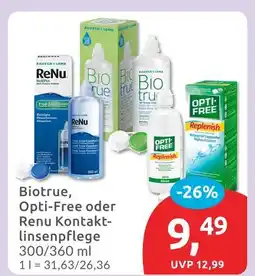 Budni Bausch + lomb biotrue kontaktlinsenpflege Angebot