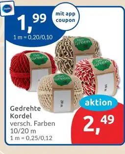 Budni Go green gedrehte kordel Angebot