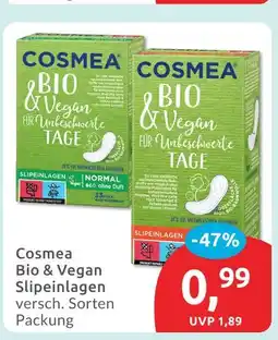 Budni Cosmea bio & vegan slipeinlagen normal 60 ohne duft Angebot
