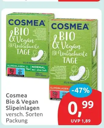 Budni Cosmea bio & vegan slipeinlagen normal 60 ohne duft Angebot