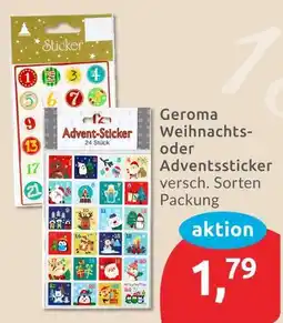 Budni Geroma weihnachtssticker Angebot