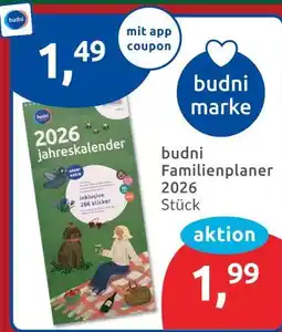 Budni Budni budni familienplaner 2026 Angebot
