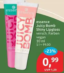 Budni Essence juicy bomb shiny lipgloss Angebot