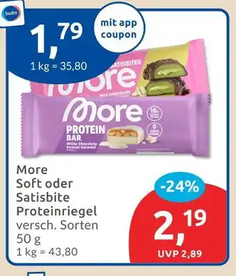 Budni More soft proteinriegel Angebot