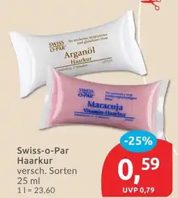 Budni Swiss-o-par arganöl haarkur Angebot