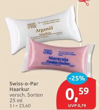 Budni Swiss-o-par arganöl haarkur Angebot