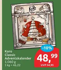 Budni Koro classic adventskalender Angebot