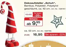 Möbel Inhofer Dekoaufsteller „Schuh" Angebot