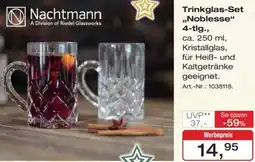 Möbel Inhofer Nachtmann Trinkglas-Set ,,Noblesse" 4-tlg. Angebot