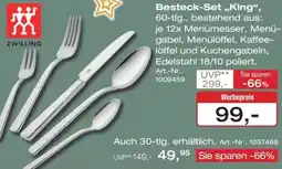 Möbel Inhofer ZWILLING Besteck-Set ,,King" Angebot