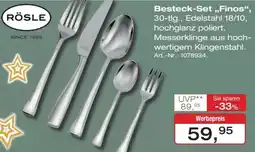 Möbel Inhofer RÖSLE Besteck-Set „Finos" Angebot