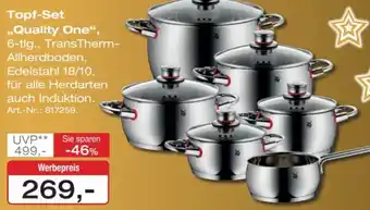 Möbel Inhofer WMF Topf-Set ,,Quality One" Angebot