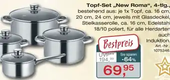 Möbel Inhofer Berndes Topf-Set ,,New Roma", 4-tlg. Angebot