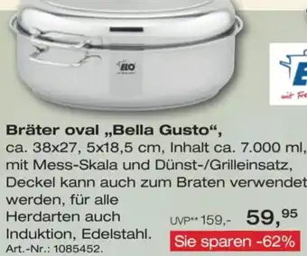 Möbel Inhofer ELO Bräter oval ,,Bella Gusto" Angebot