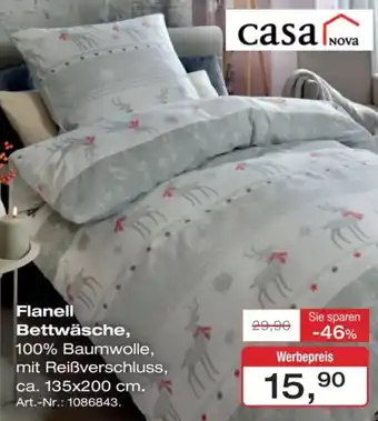 Möbel Inhofer Casa Nova Flanell Bettwäsche Angebot