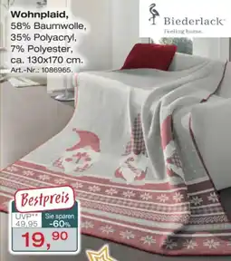Möbel Inhofer Biederlack Wohnplaid Angebot