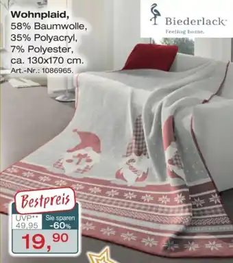 Möbel Inhofer Biederlack Wohnplaid Angebot