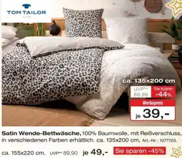 Möbel Inhofer TOM TAILOR Satin Wende-Bettwäsche Angebot