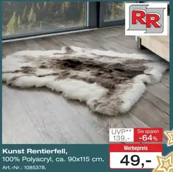 Möbel Inhofer Kunst Rentierfell Angebot
