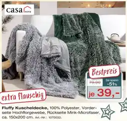 Möbel Inhofer Casa Nova Fluffy Kuscheldecke Angebot