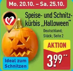 Aldi Nord Speise- und Schnitzkürbis ,,Halloween" Angebot