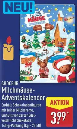 Aldi Nord CHOCEUR Milchmäuse Adventskalender Angebot