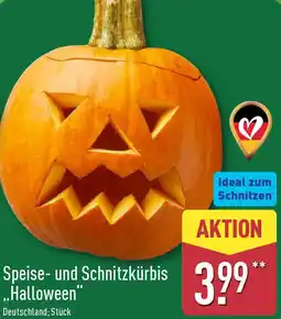 Aldi Nord Speise- und Schnitzkürbis Halloween Angebot