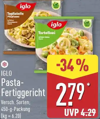 Aldi Nord IGLO Pasta Fertiggericht Angebot