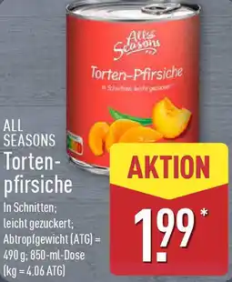 Aldi Nord ALL SEASONS Tortenpfirsiche Angebot