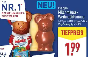 Aldi Nord CHOCEUR Milchmäuse Weihnachtsmaus Angebot