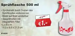 Stabilo Fachmarkt Sprühflasche 500 ml Angebot