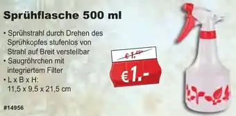 Stabilo Fachmarkt Sprühflasche 500 ml Angebot