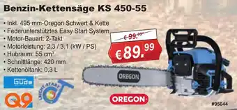 Stabilo Fachmarkt Güde Benzin-Kettensäge KS 450-55 Angebot