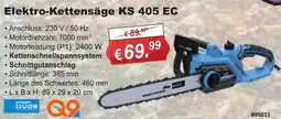 Stabilo Fachmarkt Güde Elektro-Kettensäge KS 405 EC Angebot
