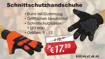 Stabilo Fachmarkt Schnittschutzhandschuhe Angebot