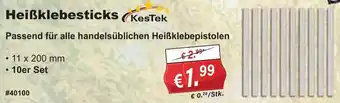 Stabilo Fachmarkt KesTek Heißklebesticks Angebot
