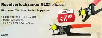 Stabilo Fachmarkt KesTek Revolverlochzange RLZ1 Angebot