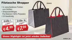 Stabilo Fachmarkt Filztasche Shopper Angebot