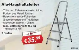 Stabilo Fachmarkt Alu-Haushaltsleiter Angebot