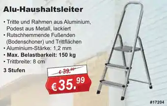 Stabilo Fachmarkt Alu-Haushaltsleiter Angebot