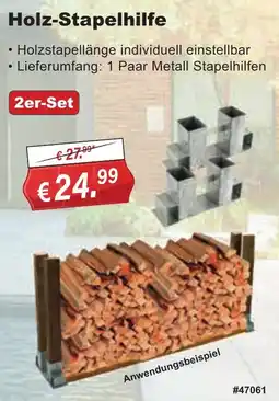 Stabilo Fachmarkt Holz-Stapelhilfe Angebot