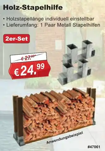 Stabilo Fachmarkt Holz-Stapelhilfe Angebot