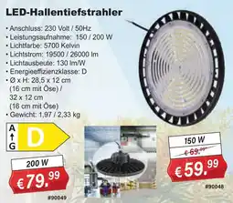Stabilo Fachmarkt LED-Hallentiefstrahler Angebot